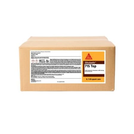Sika Sikalastic 715 Top Coat Traffic Bearing Wear and Top Coat Charcoal 5 Gallon 189332